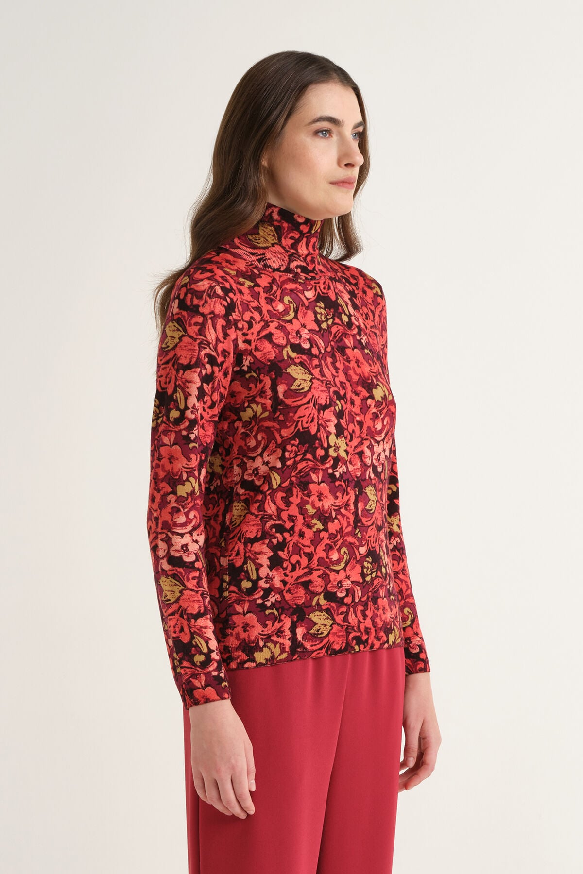 Maliparmi PRINTED KNIT KNIT Red JQ510478200 Maliparmi PRINTED KNIT KNIT Red JQ510478200