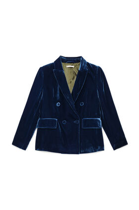 Maliparmi VELVET FLOW BLAZER Bleu JD647062026