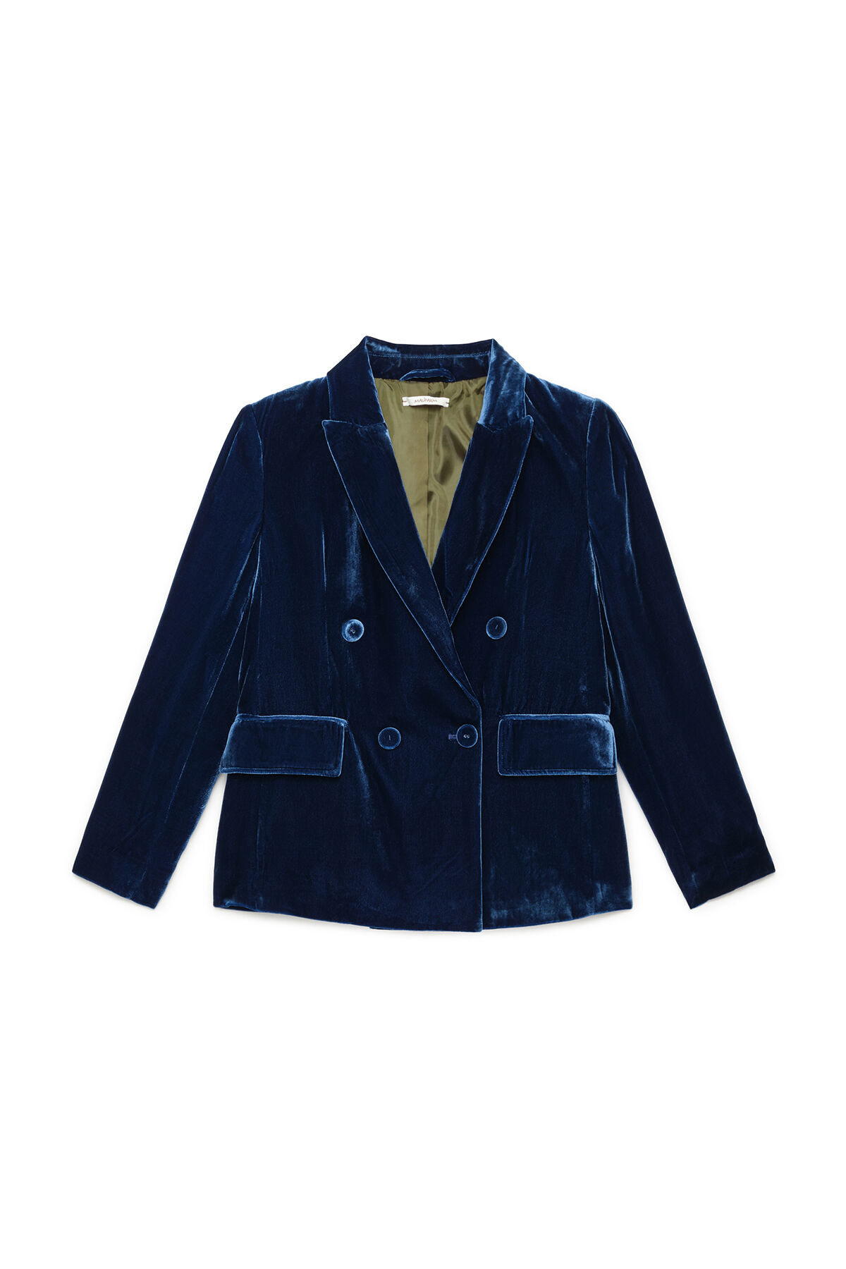 Maliparmi VELVET FLOW BLAZER Bleu JD647062026 Maliparmi VELVET FLOW BLAZER Bleu JD647062026