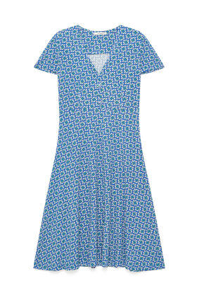 Malìparmi ABITO MINI MOULINÉ Blu JF679770675