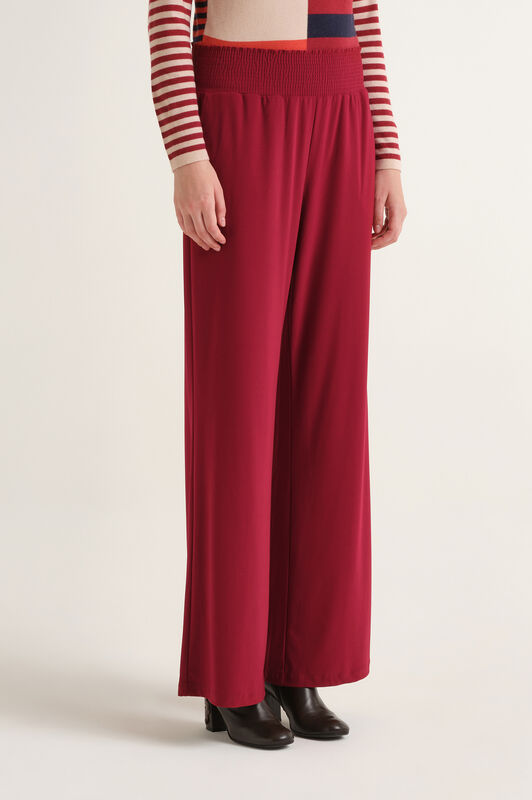 Maliparmi TECNO JERSEY PANTALÓN Burdeos JH803570226