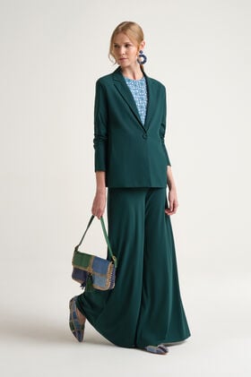 Malìparmi PANTALONE SOFT JERSEY Verde Bosco JH011770210