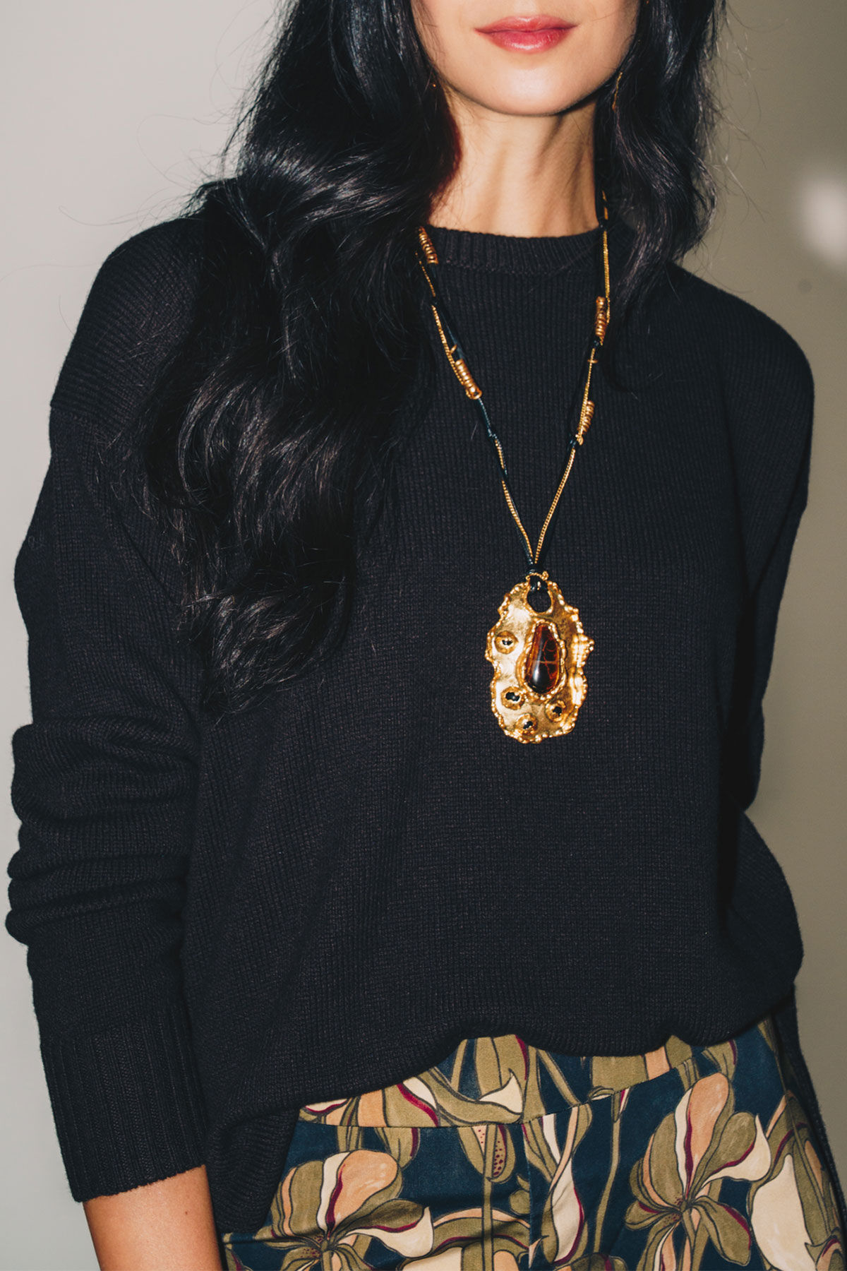 Maliparmi CASHMERE MERINOS KNITWEAR Dark Brown JQ511474315