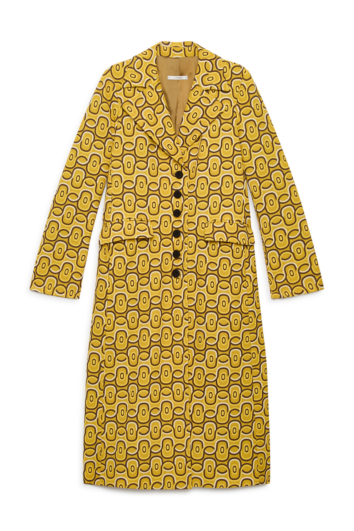 Maliparmi ROLLING CHAIN OVERCOAT Yellow JB538560169