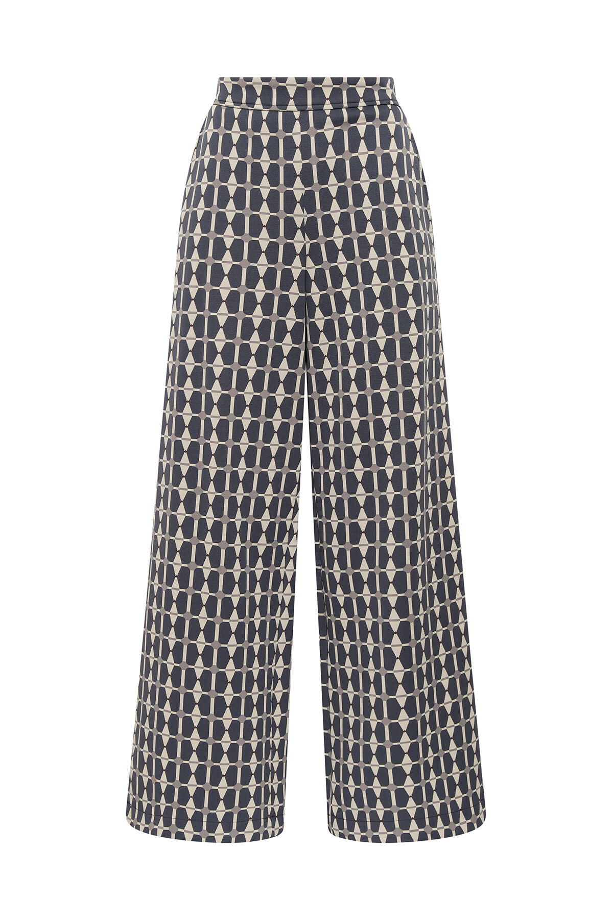 Maliparmi GEOMETRIC JACQUARD TROUSERS Grey JH805360168