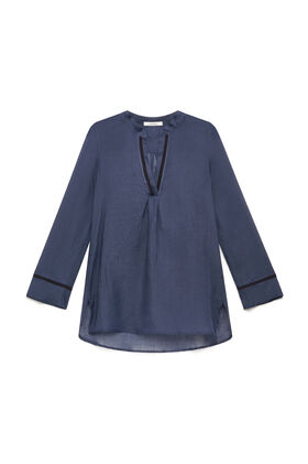 Malìparmi LIGHT RAMIE' CAFTAN Bleu Outremer JM554840103