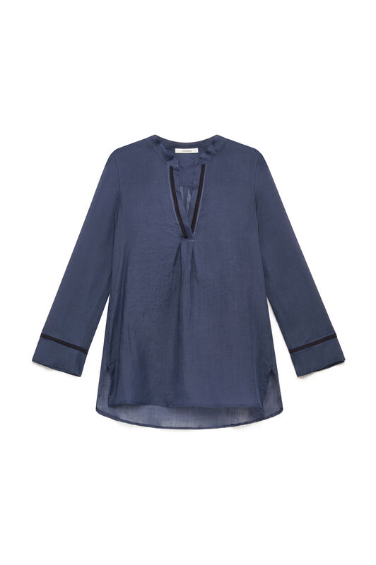 Malìparmi LIGHT RAMIE' CAFTAN Bleu Outremer JM554840103