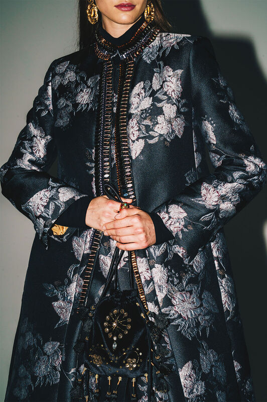 Maliparmi CAPPOTTO INDIAN PRINCESS Nero JB538650647