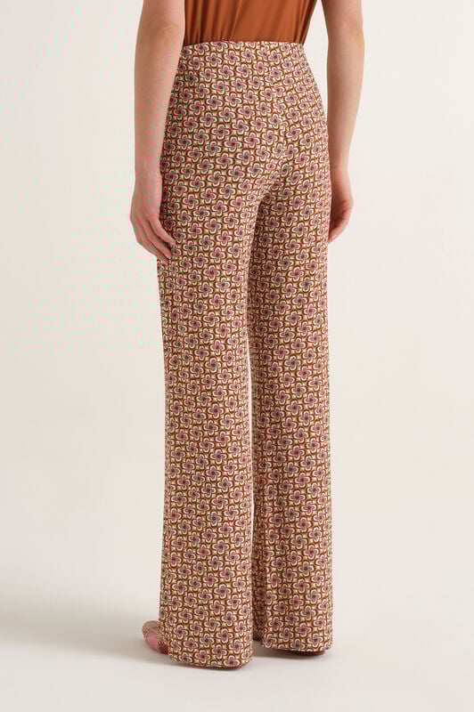 Malìparmi MINI MOULINÉ TROUSERS Brown JH400970675