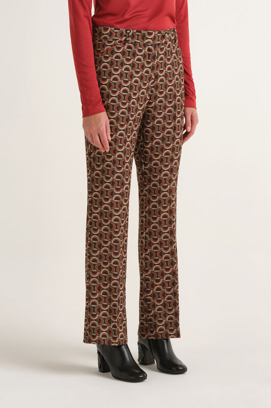 Maliparmi GRAPHIC ORBIT TROUSER Green JH808150687