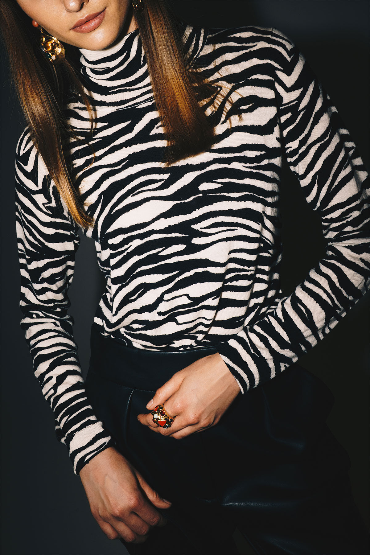 Maliparmi PRINTED KNIT KNITWEAR Natural JQ510478200