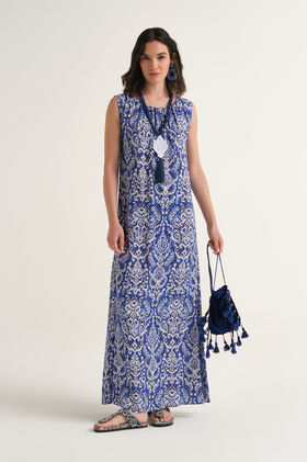 Malìparmi DREAMSCAPE IKAT DRESS Blue JF671050671