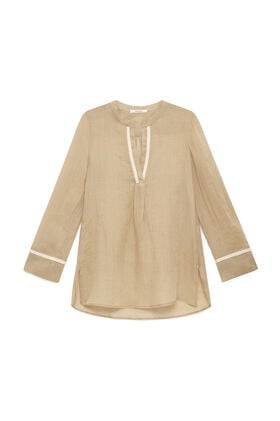 Malìparmi LIGHT RAMIE' CAFTAN Sable JM554840103