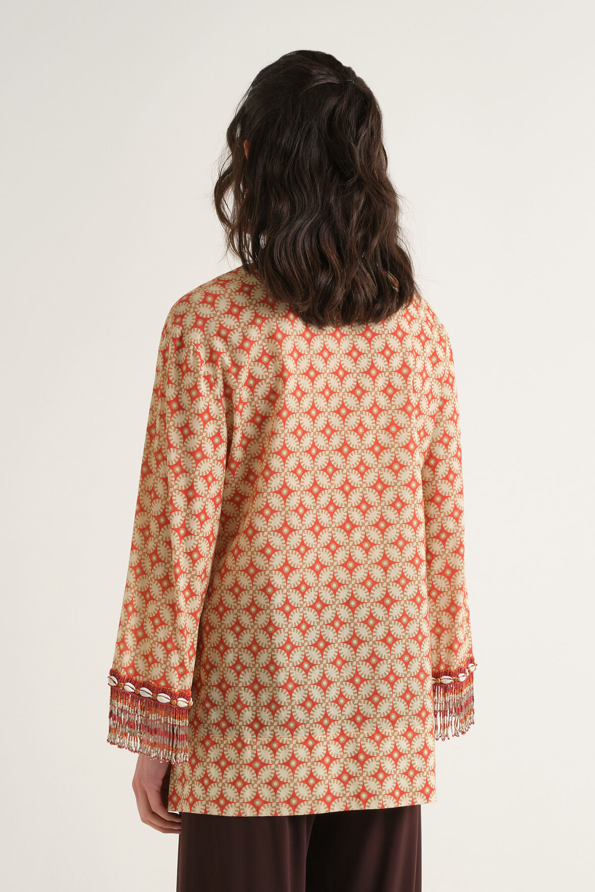 Malìparmi FLORAL SPIN KAFTAN Orange JM557615215