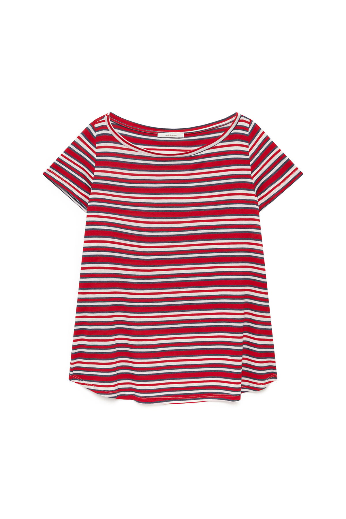 Malìparmi SUMMER STRIPES T-SHIRT Light Blue JK028170676 Malìparmi SUMMER STRIPES T-SHIRT Light Blue JK028170676