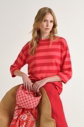Malìparmi COLOURS OF THE WORLD SWEATER Red JQ511678074