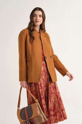 Maliparmi GIACCONE DOUBLE WOOL Giallo JA536320276
