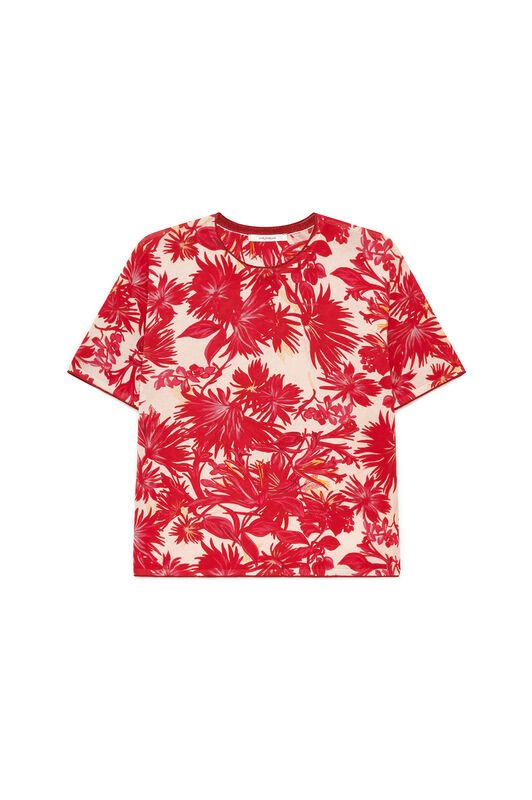 Malìparmi COTTON PRINTED CAMISETA Rojo JK029378215 Malìparmi COTTON PRINTED CAMISETA Rojo JK029378215