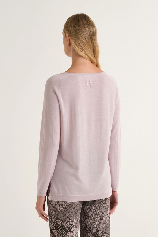 Maliparmi MAGLIA COLOURS OF THE WORLD Beige Rosato JQ509974230 Maliparmi MAGLIA COLOURS OF THE WORLD Beige Rosato JQ509974230