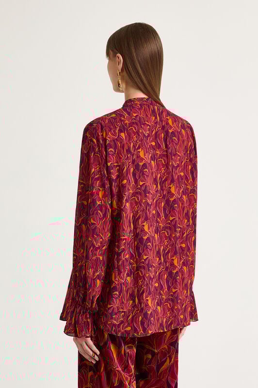 Maliparmi LILY'S BALLET SHIRT Bordeaux JM556250653 Maliparmi LILY'S BALLET SHIRT Bordeaux JM556250653