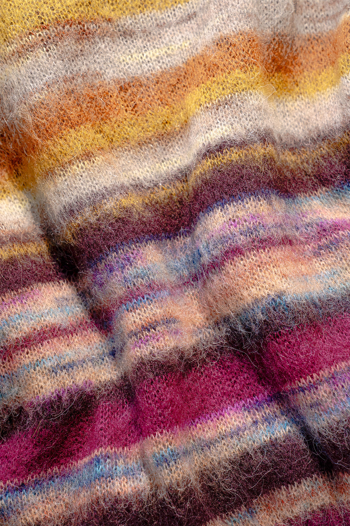 Maliparmi MOHAIR MIX PRINT CARDIGAN Camel JN370478209