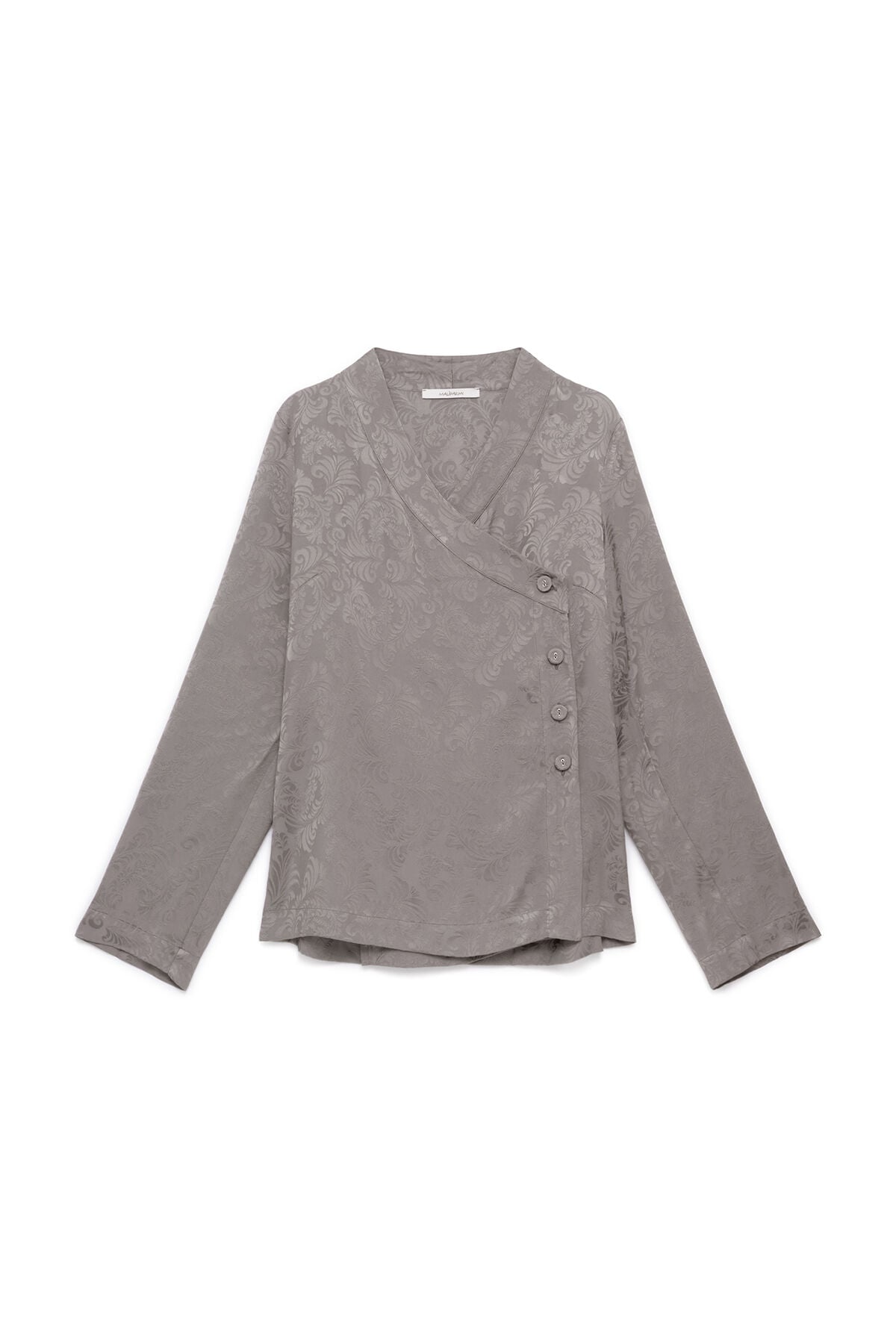 Maliparmi DAMASK JACQUARD SHIRT Grey JM559850684 Maliparmi DAMASK JACQUARD SHIRT Grey JM559850684