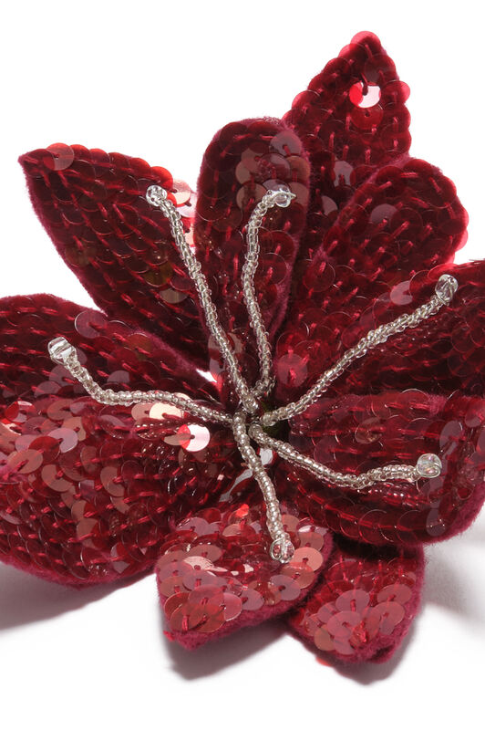 Maliparmi PRECIOUS FLOWER BROOCH Burgundy TS012791282 Maliparmi PRECIOUS FLOWER BROOCH Burgundy TS012791282