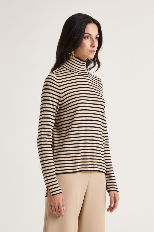 Maliparmi SOFT TOUCH KNITWEAR Black JQ504570538