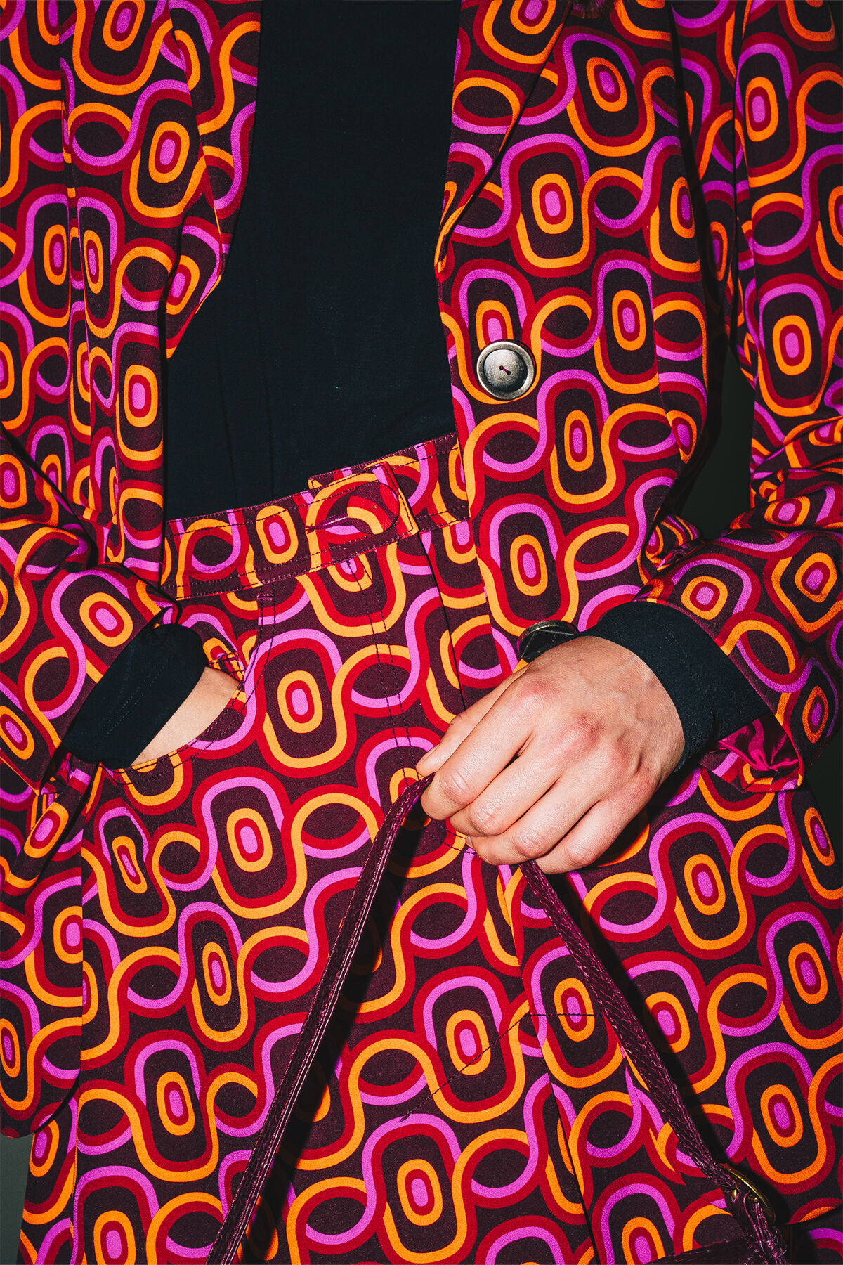 Maliparmi ROLLING CHAIN SKIRT Dark Brown JG665560169