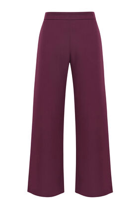 Maliparmi SLEEK MATTE TROUSER Burgundy JH805350689
