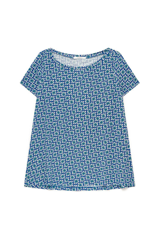 Malìparmi MINI MOULINÉ T-SHIRT Bleu JK028170675