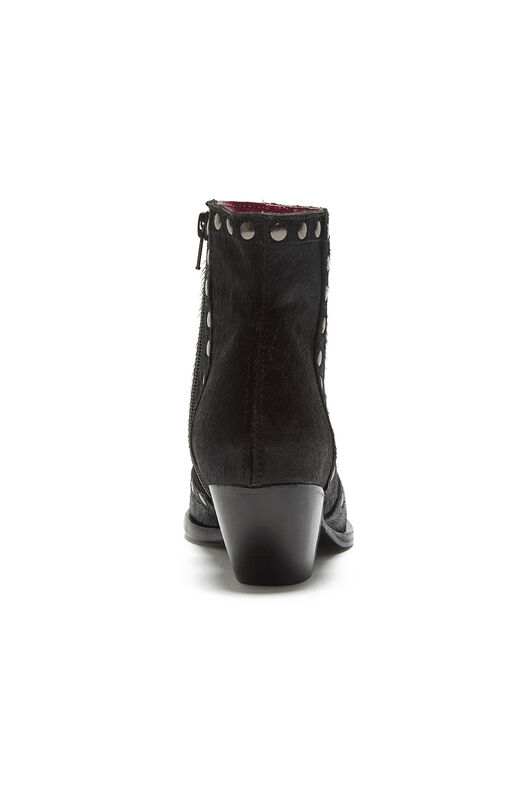 Maliparmi LEATHER REBEL ANKLE BOOT Black SY016203041