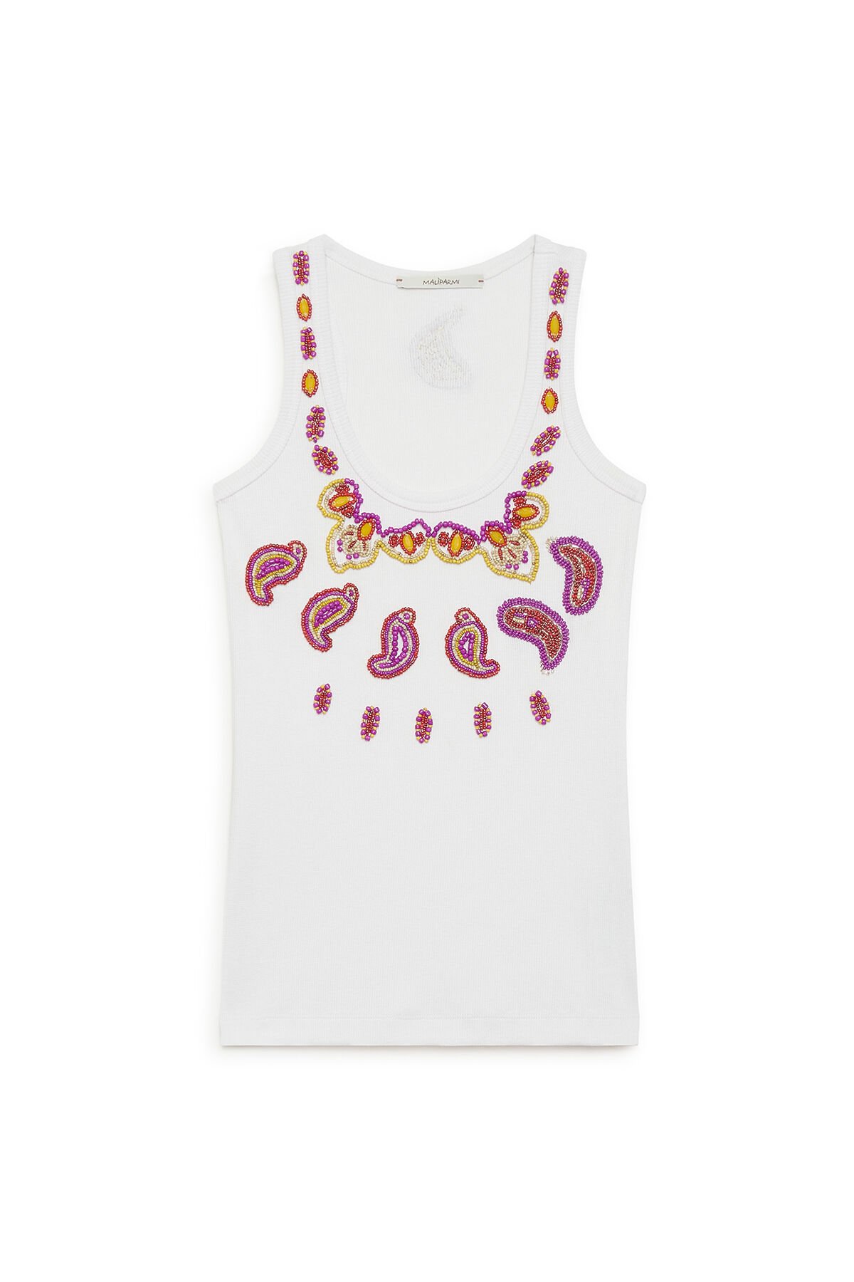 Malìparmi SPIN EMBROIDERY TANK TOP Orange JP552370669 Malìparmi SPIN EMBROIDERY TANK TOP Orange JP552370669