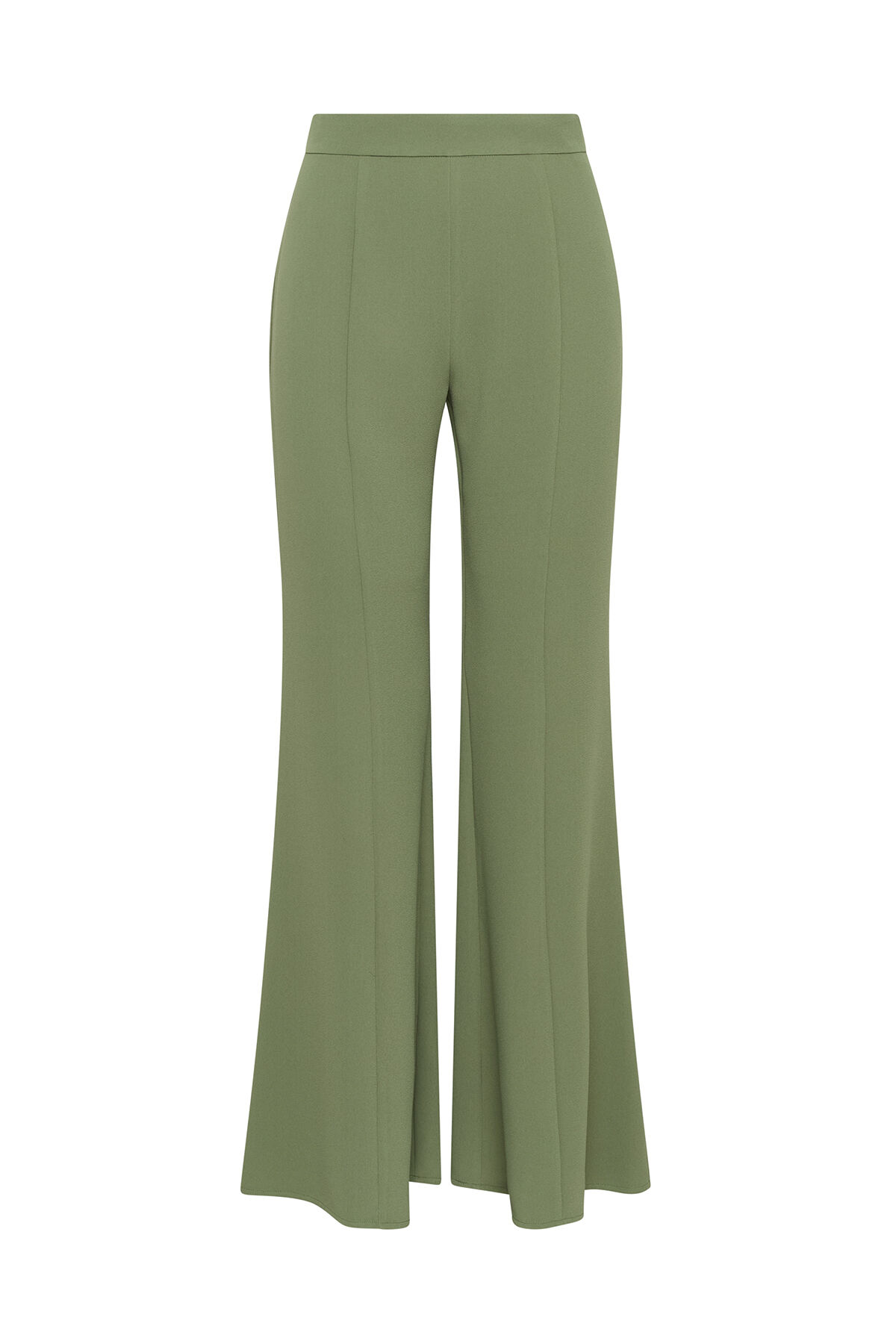 Maliparmi SABLÈ CREPE TROUSERS Fern JH756650166