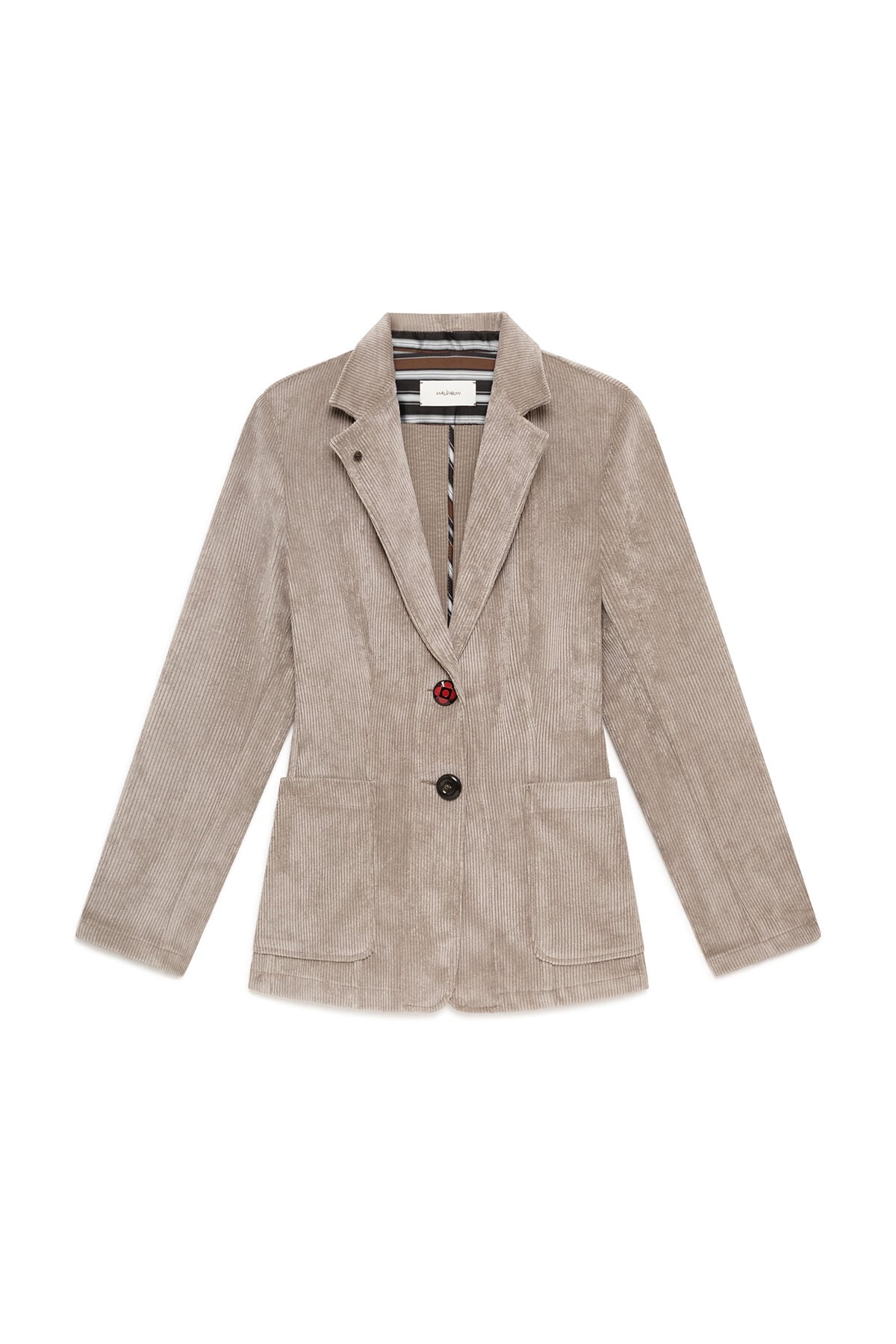 Maliparmi CORDUROY VELVET BLAZER Rock JD649761060 Maliparmi CORDUROY VELVET BLAZER Rock JD649761060