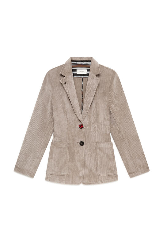 Maliparmi CORDUROY VELVET BLAZER Rock JD649761060 Maliparmi CORDUROY VELVET BLAZER Rock JD649761060