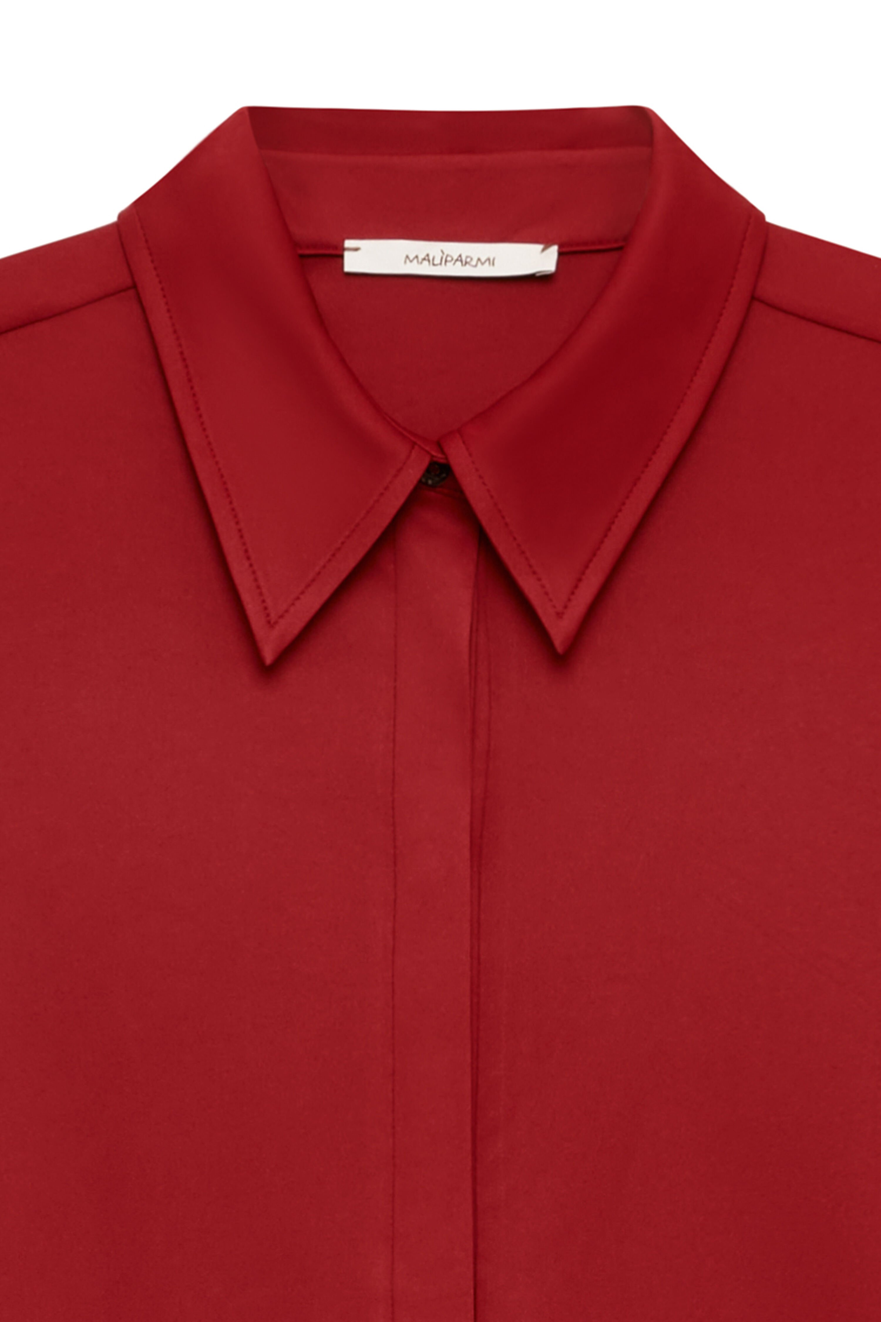 Maliparmi PLANE POLY JERSEY SHIRT Crimson JM556470683