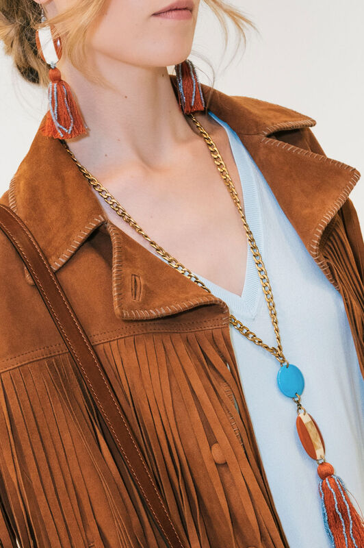 Malìparmi SOFT SUEDE ABRIGO ACOLCHADO Ámbar JA535301562