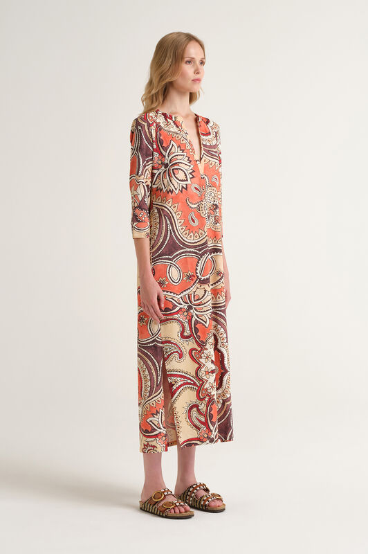 Malìparmi HIPPIE LOTUS DRESS Salmon JF667370671