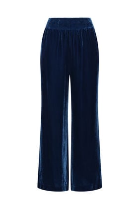 Maliparmi VELVET FLOW TROUSER Blue JH809362026