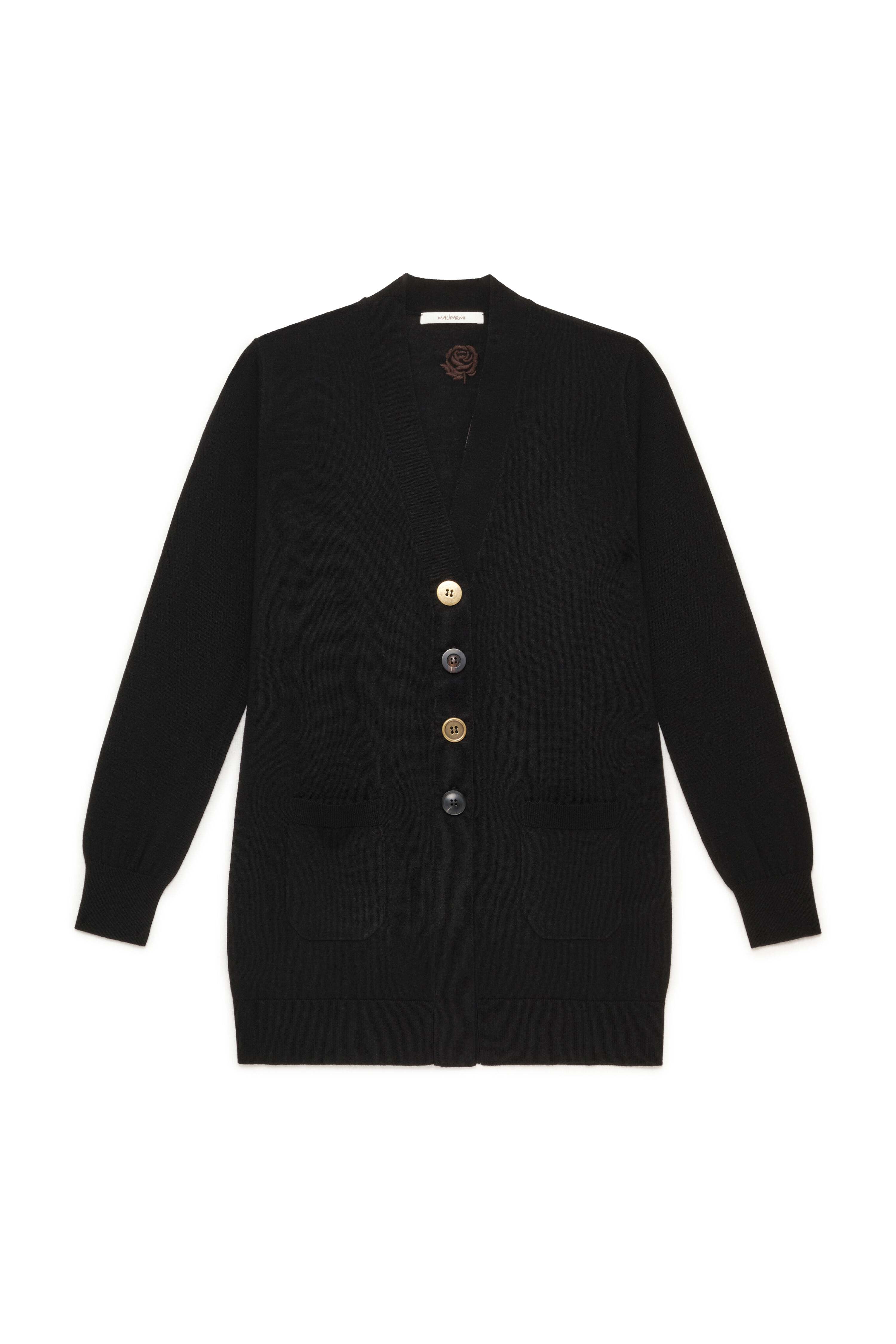 Maliparmi CARDIGAN COLOURS OF THE WORLD Nero JN215474230 Maliparmi CARDIGAN COLOURS OF THE WORLD Nero JN215474230