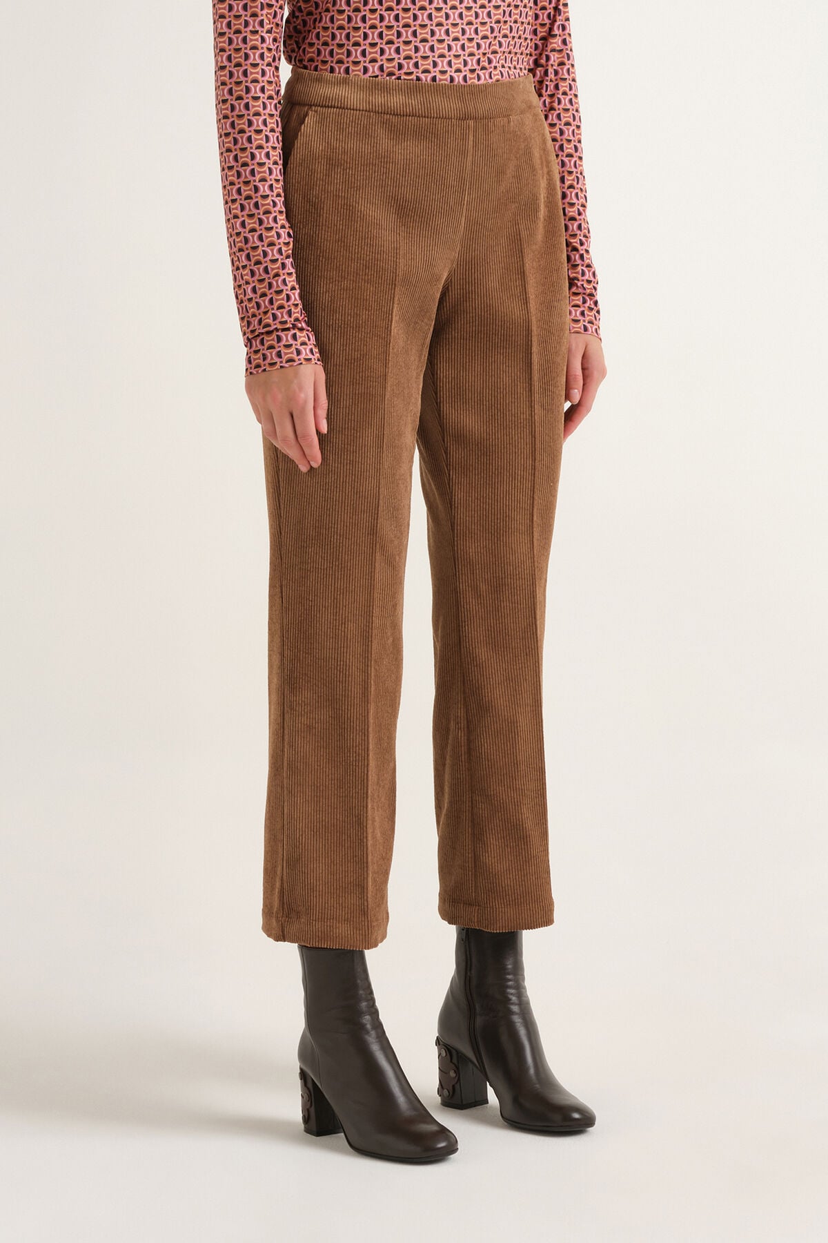 Maliparmi CORDUROY VELVET HOSE Camel JH747961060 Maliparmi CORDUROY VELVET HOSE Camel JH747961060