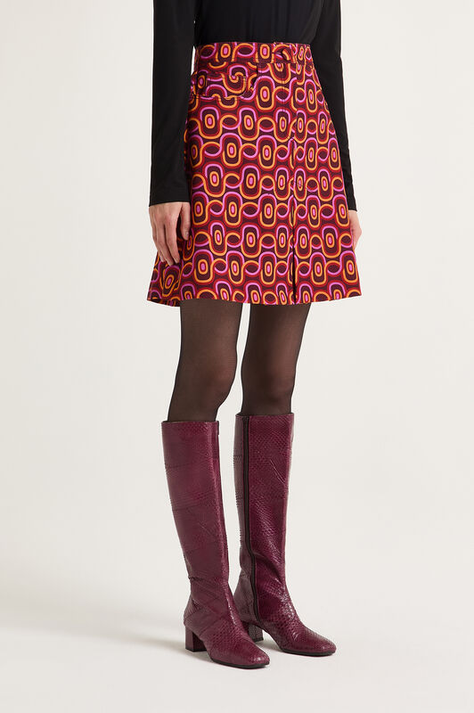 Maliparmi ROLLING CHAIN SKIRT Dark Brown JG665560169