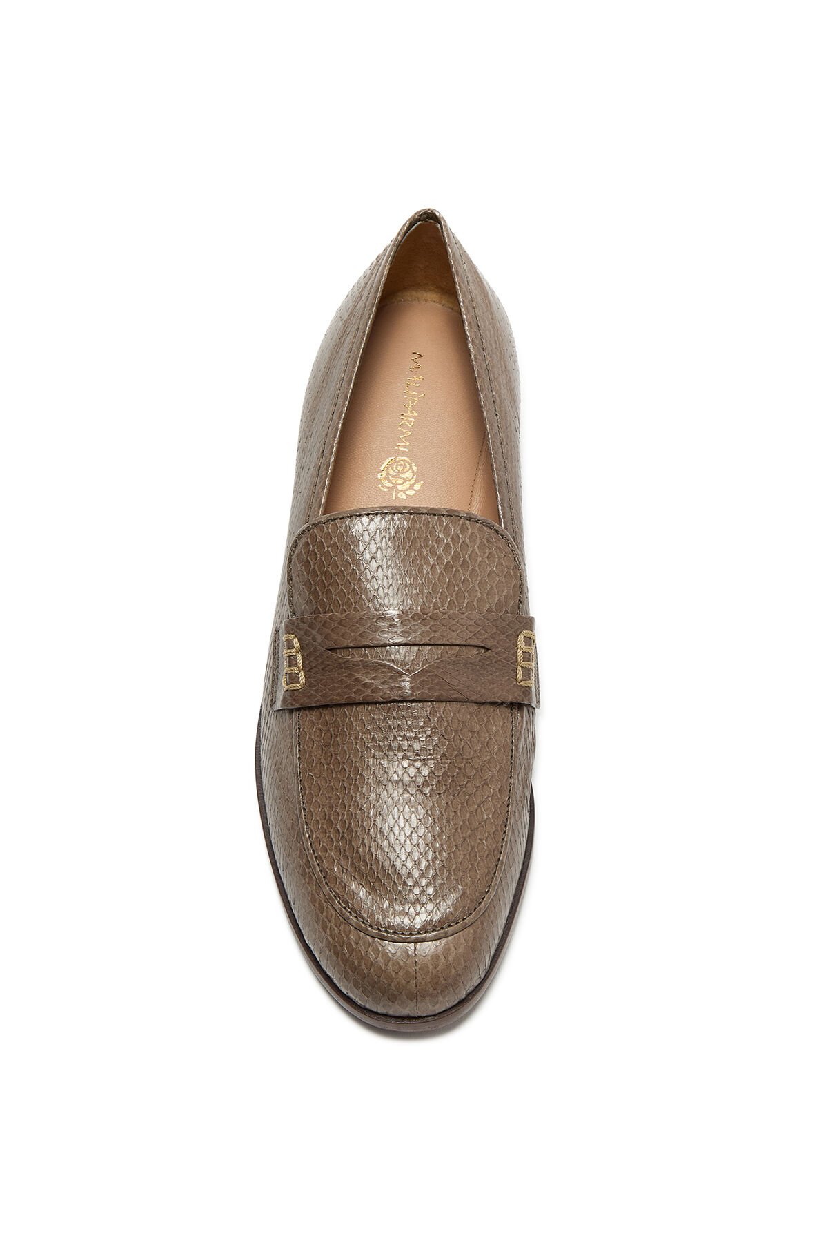 Maliparmi EXOTIC STRIPES LOAFER Dark Beige SR013801556