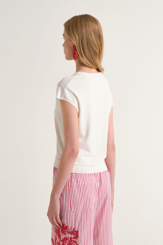 Malìparmi VISCOSE FRESH SWEATER NaturalWhite JQ511877099