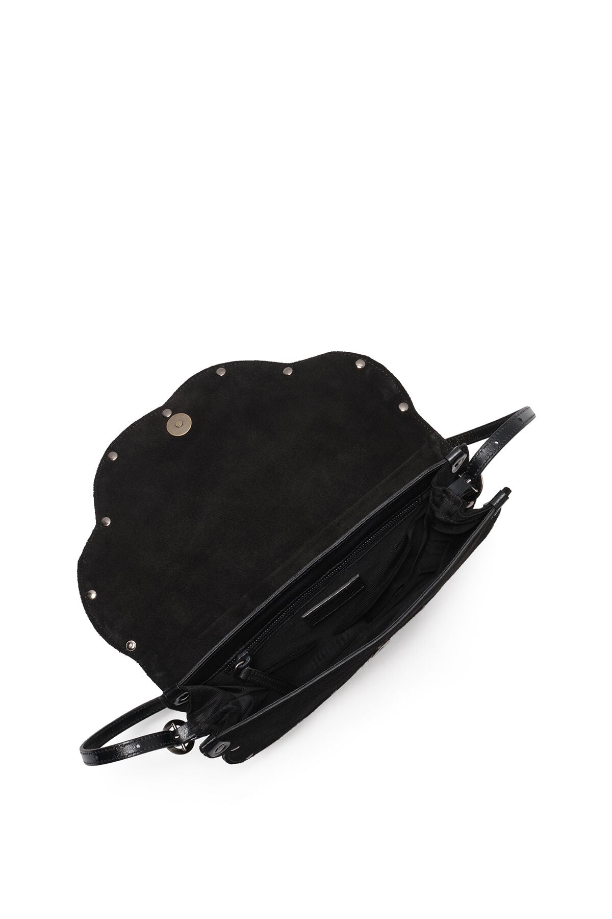 Maliparmi TRACOLLA PICCOLA LEATHER BLOOM Nero BB016301574 Maliparmi TRACOLLA PICCOLA LEATHER BLOOM Nero BB016301574