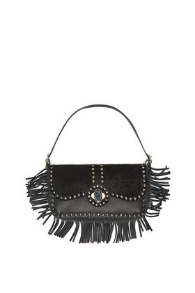 Maliparmi LEATHER REBEL BAGUETTE Black BT001203041