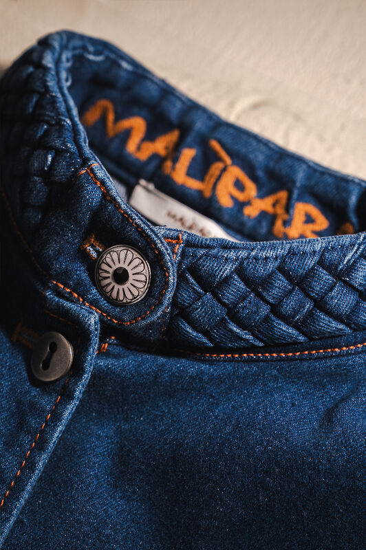 Maliparmi DENIM CRAFTS COAT Dark Blue JA535210206 Maliparmi DENIM CRAFTS COAT Dark Blue JA535210206