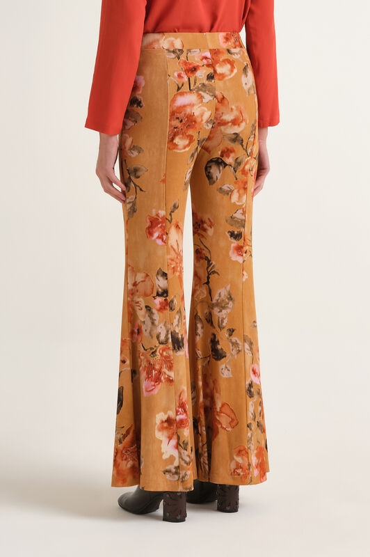 Maliparmi FROSTED BLOSSOM TROUSER Leather JH751570680