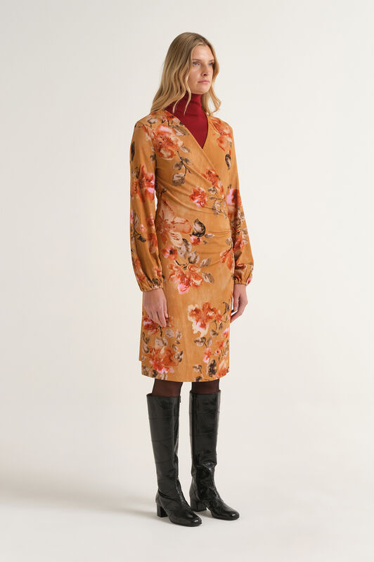 Maliparmi FROSTED BLOSSOM DRESS Leather JF680370680